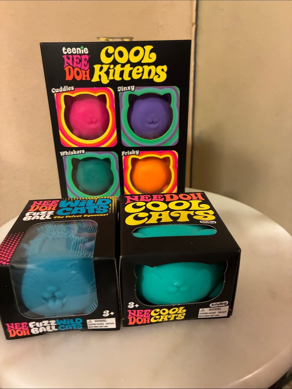 Needoh Teenie Cool Kittens, Cool Cats & Wild Cats Fuzzball